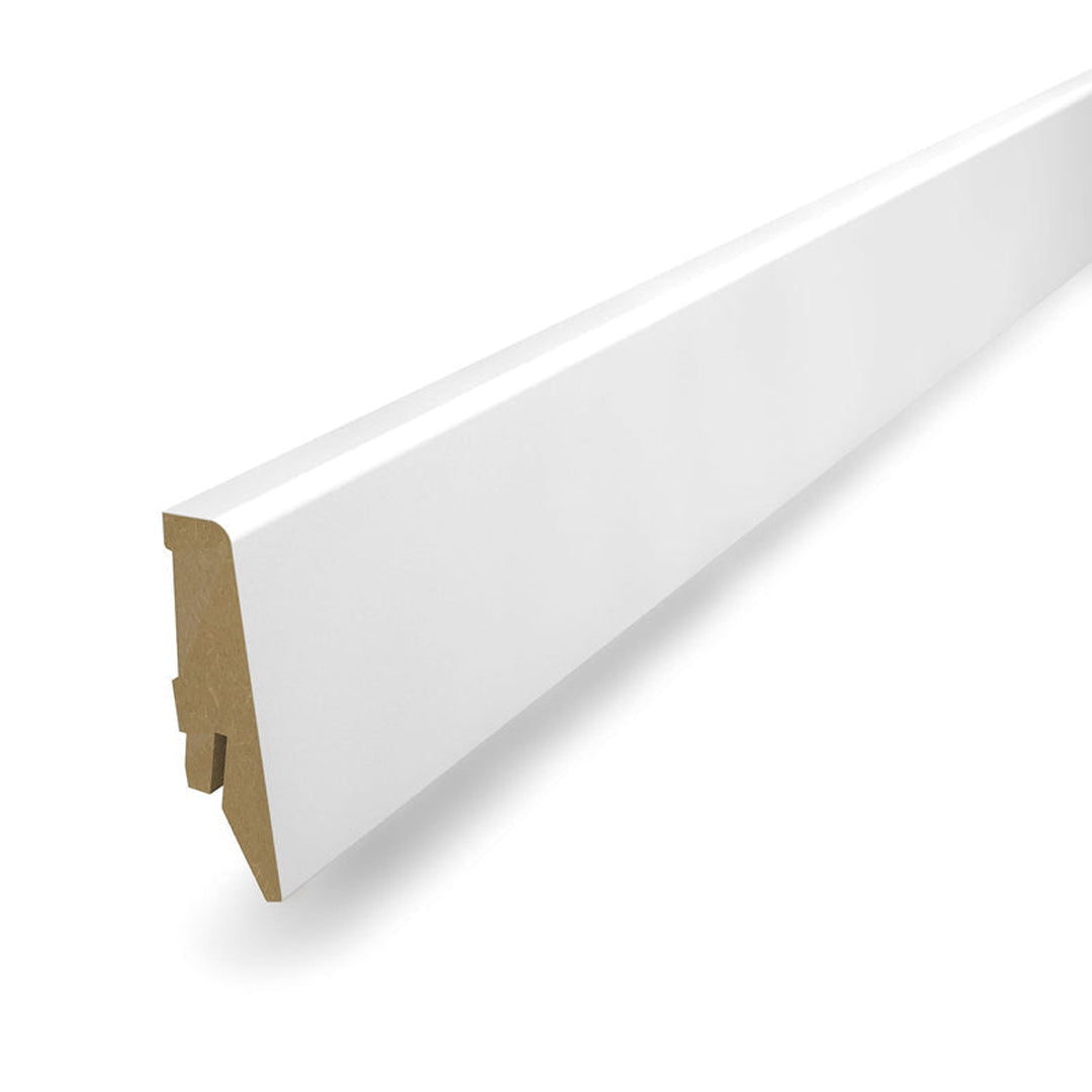 Sockelleiste Modern weiß 18 x 58 mm